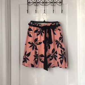 Ballet pink floral skirt
